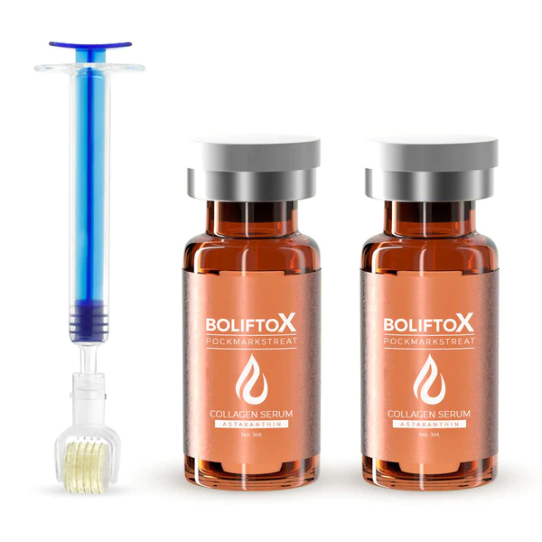 flysmus™ BoLiftox Pockennarben Behandlung Kollagen Astaxanthin Roller