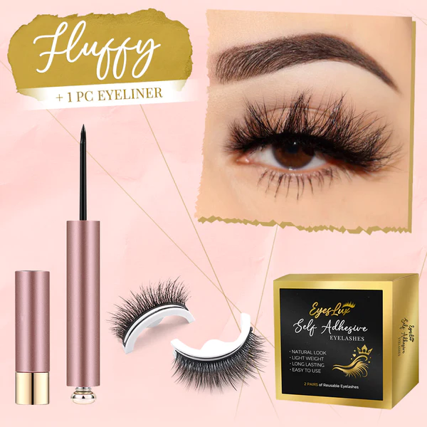 flysmus™ EyesLux Wiederverwendbare selbstklebende Wimpern - Image 7