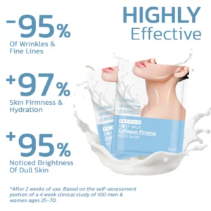flysmus™ Premium Ziegenmilch Kollagen Straffende Halsmaske
