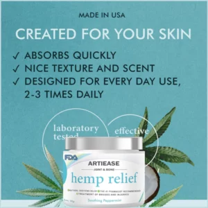 ARTIEASE™ Hemp Pain Relief Gel