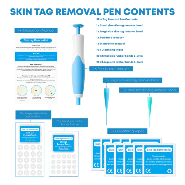 ATTDX AutoSkinTag Painless Removal Device Kit