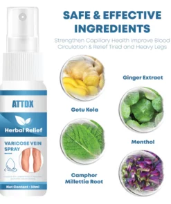 ATTDX Herbal Relief VaricoseVein Spray