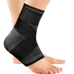 Mbrojtës i rregullueshëm me ngjeshje me mbështetëse kyçin e këmbës