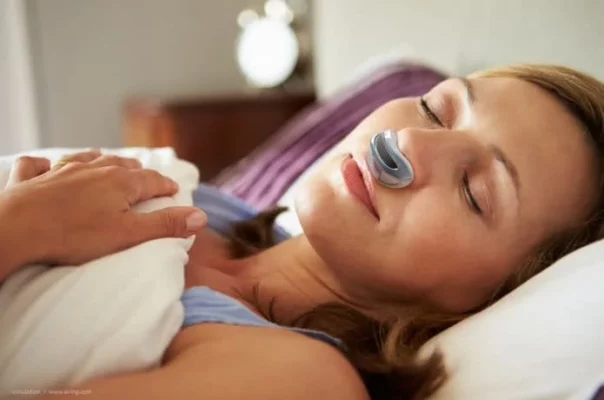 Az első tömlő nélküli maszk nélküli mikro-CPAP szellőztetése
