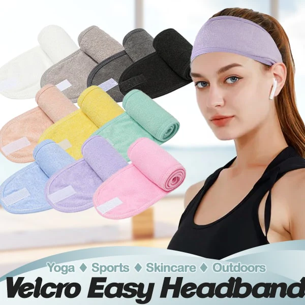 Boikoetliso ba Boikoetliso bo Bonolo ba Velcro Headband