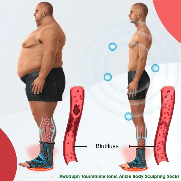 Аводупх™ турмалинске јонске чарапе за обликовање тела