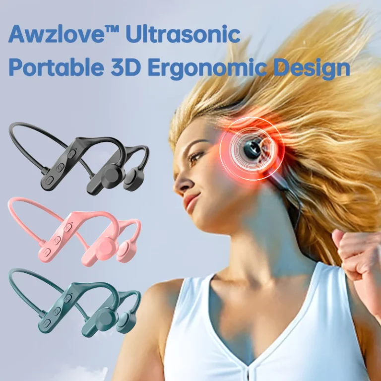 Awzlove™ Ultrasonic Madax-Ku Rakiban La Qaadan karo 3D Ergonomic Nakhshad Qalab qaabaynta Jidhka Soothing