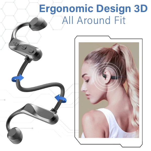 Awzlove™ ultrasoon op het hoofd gemonteerd draagbaar 3D ergonomisch ontwerp Lymfatisch rustgevend instrument voor lichaamsvorming