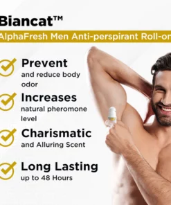 Biancat™ AlphaFresh Men Anti-perspirant Roll-on