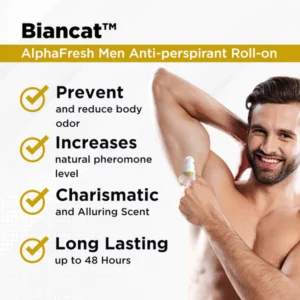 Biancat™ AlphaFresh Men Anti-perspirant Roll-on