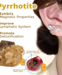 Biancat™ LymphAura Pyrrhotite Detoxifying Earrings