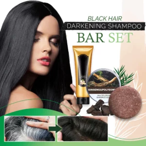 Alternative view of BlackMagic Organic Hair Darkening Shampoo Bar Set