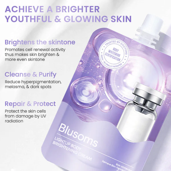 Blusoms™ LUX LightUp изсветляващ крем за тяло
