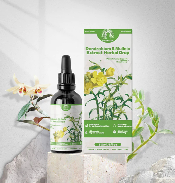 ClearBreath® PRO Dendrobium & Mullein-ekstrakt