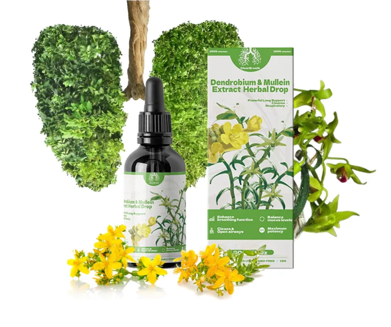 ClearBreath® PRO Dendrobium ਅਤੇ Mullein ਐਬਸਟਰੈਕਟ