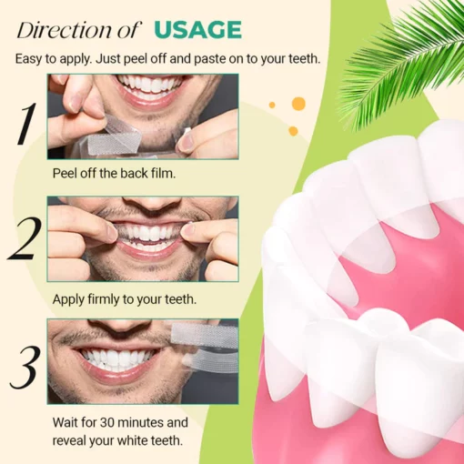 Coconut Oil Teeth Whitening Strips