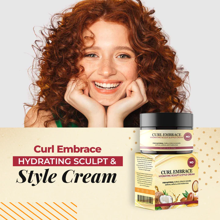 Curl Embrace kosteuttava Sculpt & Style Cream