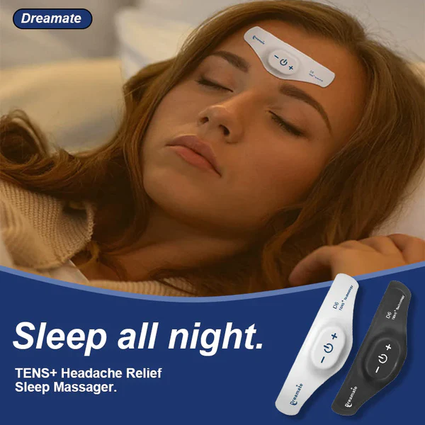 Dreamate™ TENS+ Hoofdpijnverlichting Slaapstimulator