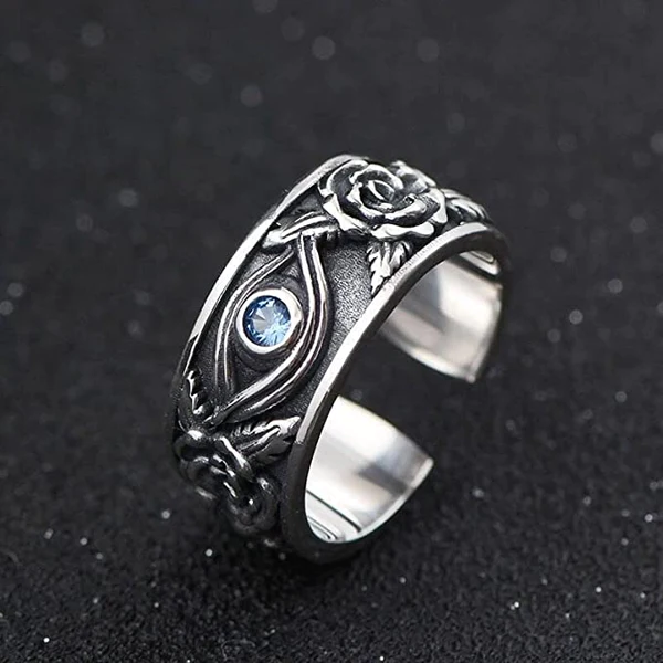 Oko Horus Lucky Ring 925 Silver