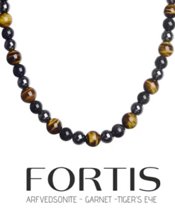 FORTIS Royale Chalcedony Beaded Necklace