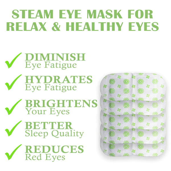 FatigueRelief Herbal Steam Eye Mask