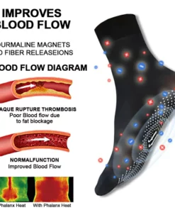 Fivfivgo™ Tourmaline Ionic Body Shaping Stretch Socks