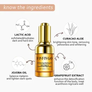 Fivfivgo™ Whitening Peeling Oil für dunkle Flecken und Acanthosis nigricans