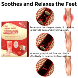 Alternative view of Fivg™ VeinLess Immediate Relief Herbal Patch