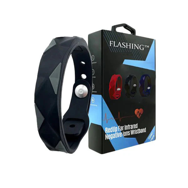 Flashing ™ RedUp SugarDown Far Infrared Ionix Wristband