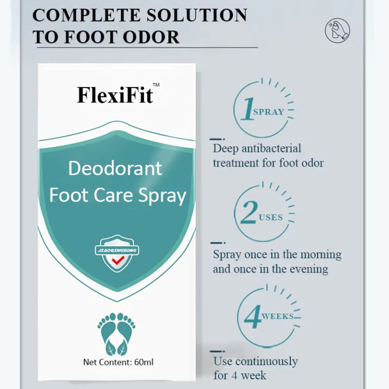 Desodorante FlexiFit™ para o coidado dos pés