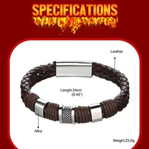 Gelang Kulit Maskulin Man Charm Man