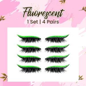 Glitter Eyeliner False Eyelashes Reusable Sticker