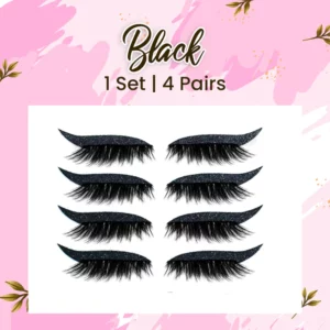 Glitter Eyeliner False Eyelashes Reusable Sticker