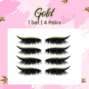 Glitter Eyeliner False Eyelashes Reusable Sticker