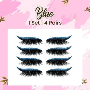 Glitter Eyeliner False Eyelashes Reusable Sticker