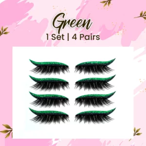 Glitter Eyeliner False Eyelashes Reusable Sticker