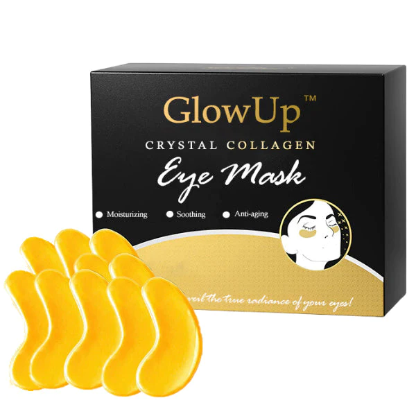 GlowUp™ kryštálová kolagénová očná maska