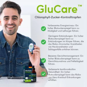 Alternative view of GluCare™ Chlorophyll-Zucker-Kontrolltropfen