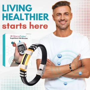 Alternative view of GlucoPulse™ SugarDown ION-Bracelet