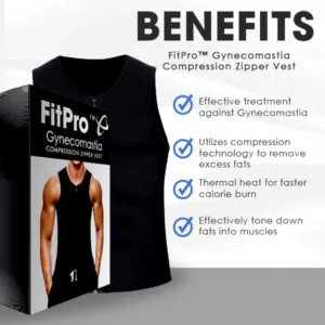 Alternative view of Compression Zipper Vest