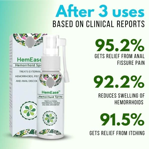 HemEase™ sprej na hemoroidy