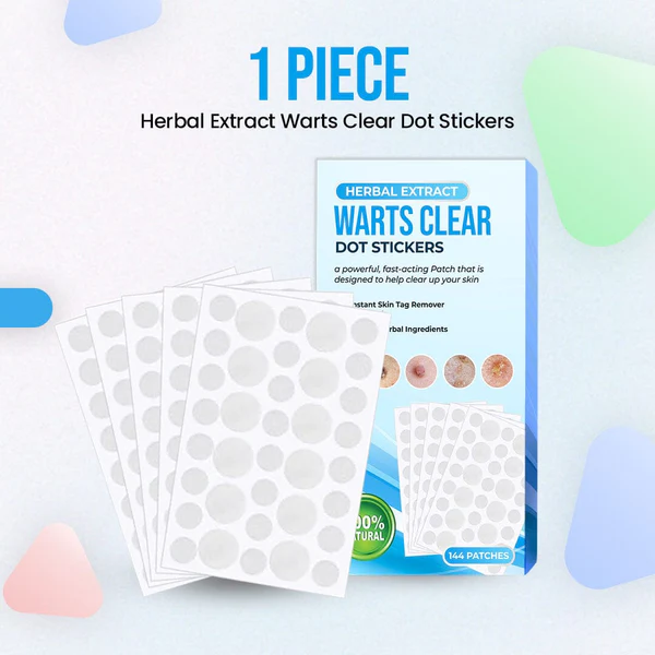 Bişkojkên Ekstrakta Herbal Clear Dot Stickers