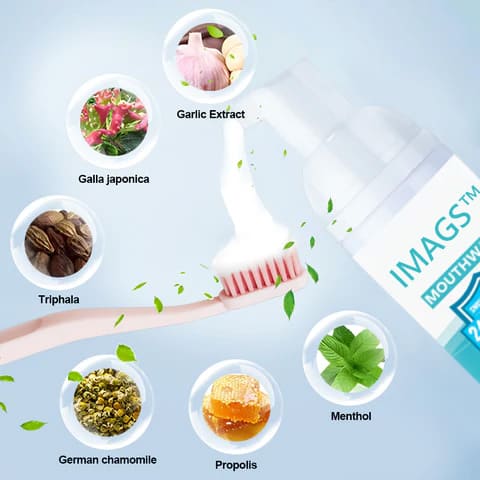 IMAGS™ Pure Herbal Teeth Whitening & Mouth Repair Mousse