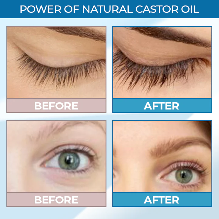 LANTHOME™ ස්වභාවික Castor Eyelashes Growth Essential Oil