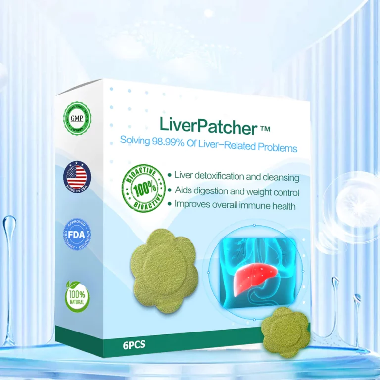 Liverpatcher™ शक्तिशाली अँटिऑक्सिडंट यकृत डिटॉक्स साफ करणारे पॅच