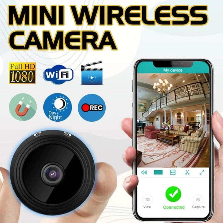 Mini 1080p HD vezeték nélküli mágneses biztonsági kamera