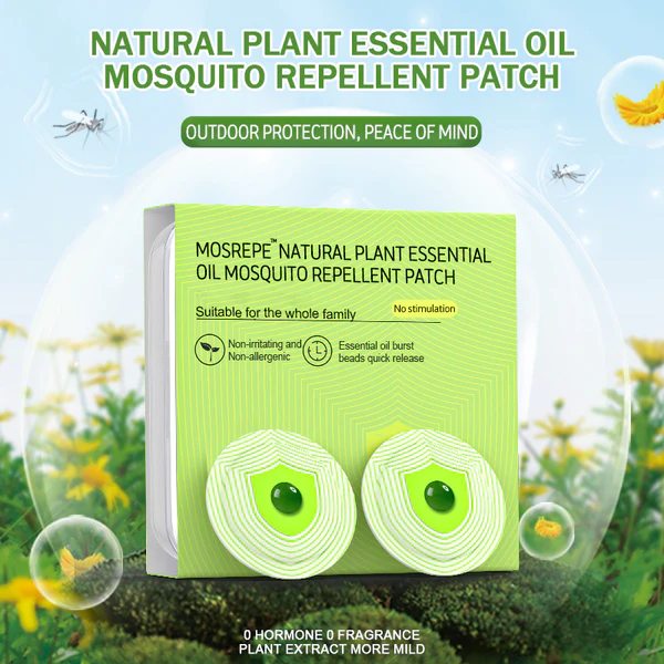 Mosrepe® Natuurlijke plantaardige etherische olie muggenwerende patch