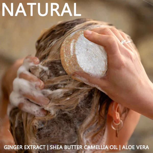 Barretta shampoo Oveallgo™ per la crescita dei capelli allo zenzero