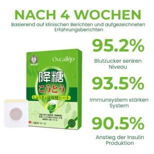 Oveallgo™ Japan PURI Zucker Kontrolle Hypoglykämie Pflaster