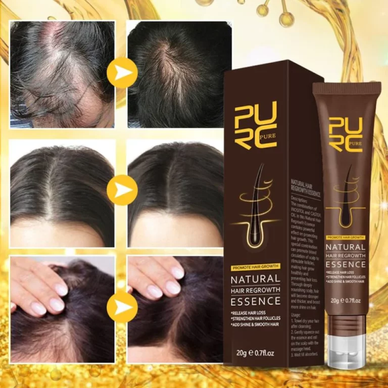 Set de uleiuri esențiale pentru regenerarea părului natural PURC și pentru densitatea părului